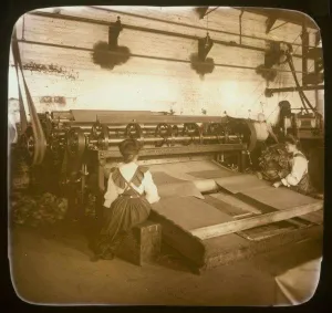 Papersheetcutting People At Work Paper Mill