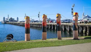 Geelong Bollards near Cunningham pier