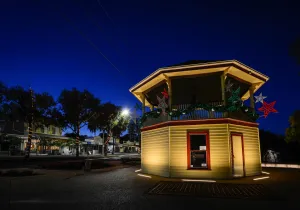 Portarlington Rotunda by night