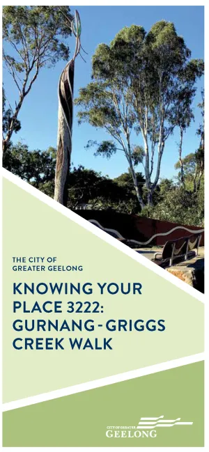 Knowing Your Place 3222 Griggs Creek Walk Front Cover - Clifton Springs