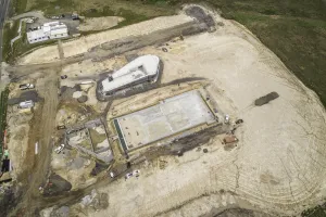 Progress on stage one of the North Bellarine Aquatic Centre - November 2022.