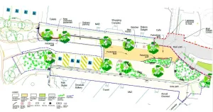 Plan of Upper Wyndham Street.