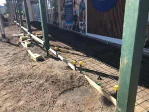 Footpath preparation 