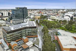 Civic precinct from the west.