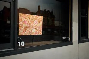 Image of artwork in the Yarra Street Window Gallery