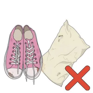 Clothing, shoes and textiles Illustration of clothing, shoes and textiles