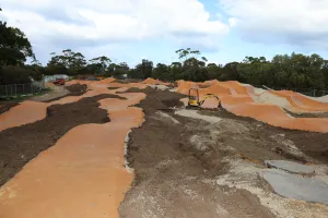Jump park construction site.