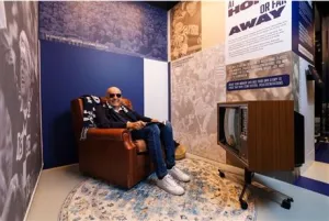 image of man sitting in seat