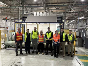 Godfrey Hirst representatives with councillors and City officers on a tour of the South Geelong factory. Godfrey Hirst representatives with councillors and City officers on a tour of the South Geelong factory.