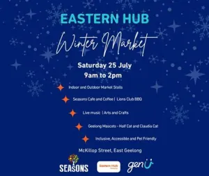 Image of Eastern Hub Winter Market flyer