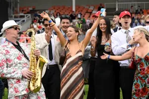 Image of ladies enjoying the music at the event