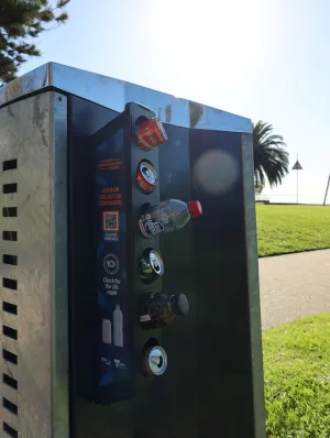 CDS bin rail