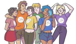 Geelong Rainbow Logo Cartoon