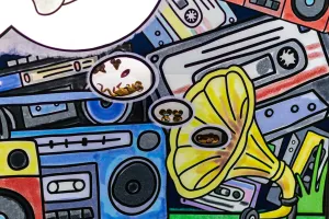 Tapes and radios and a gramophone