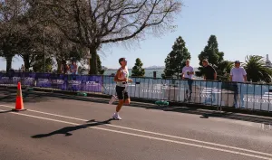 Geelong Running Festival marathon winner Colm Fitzgerald