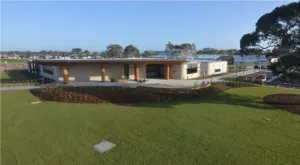 Corner view of site