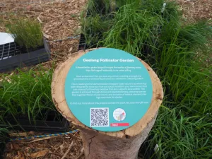 Plaque - Geelong Pollinator Garden