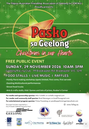 Pasko Sa Geelong 2026 Poster