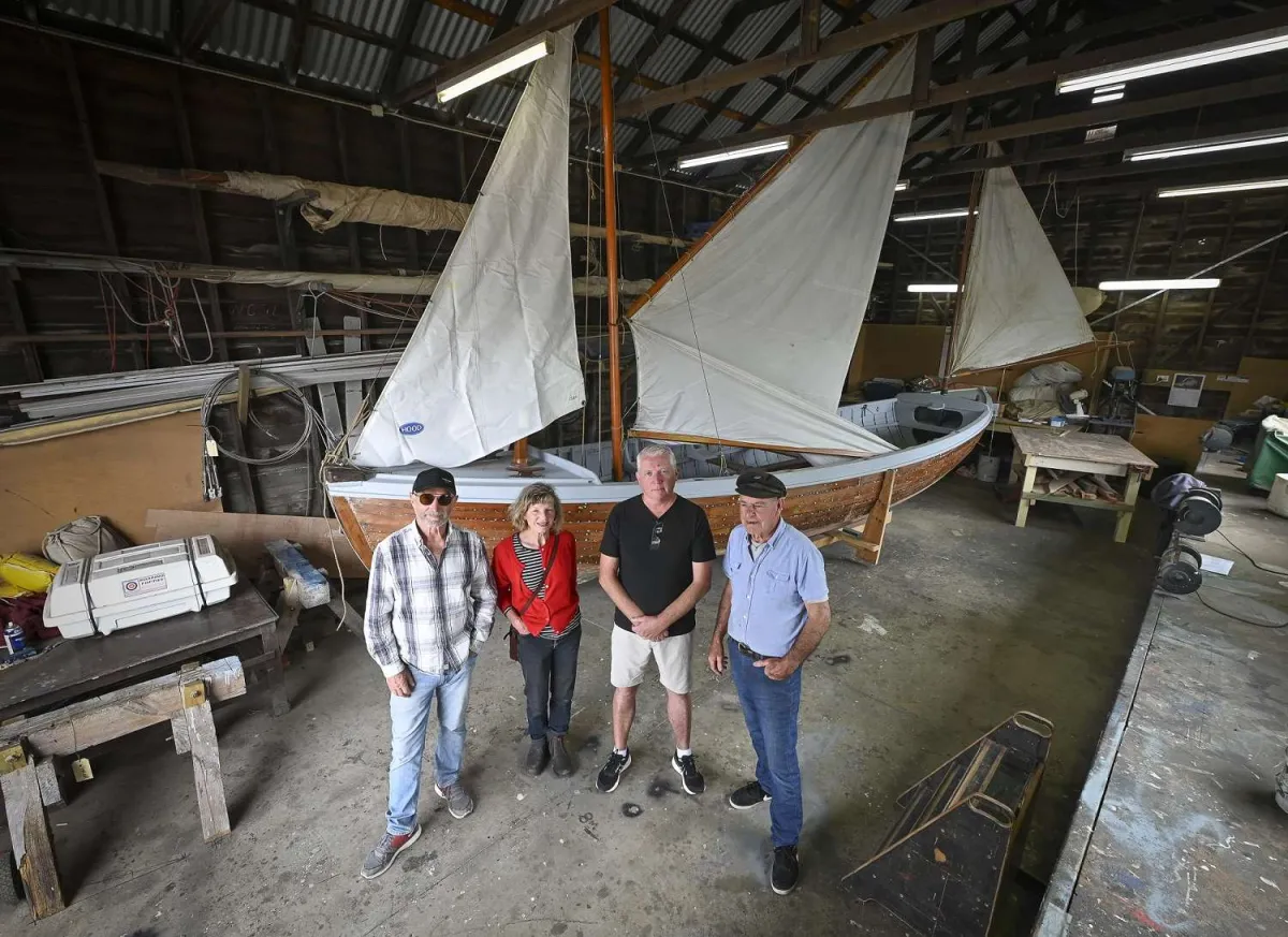 Pictured: Bill Ethel, Ingrid von Diebitsch (President), Paul Donnellan and Alan Gandy