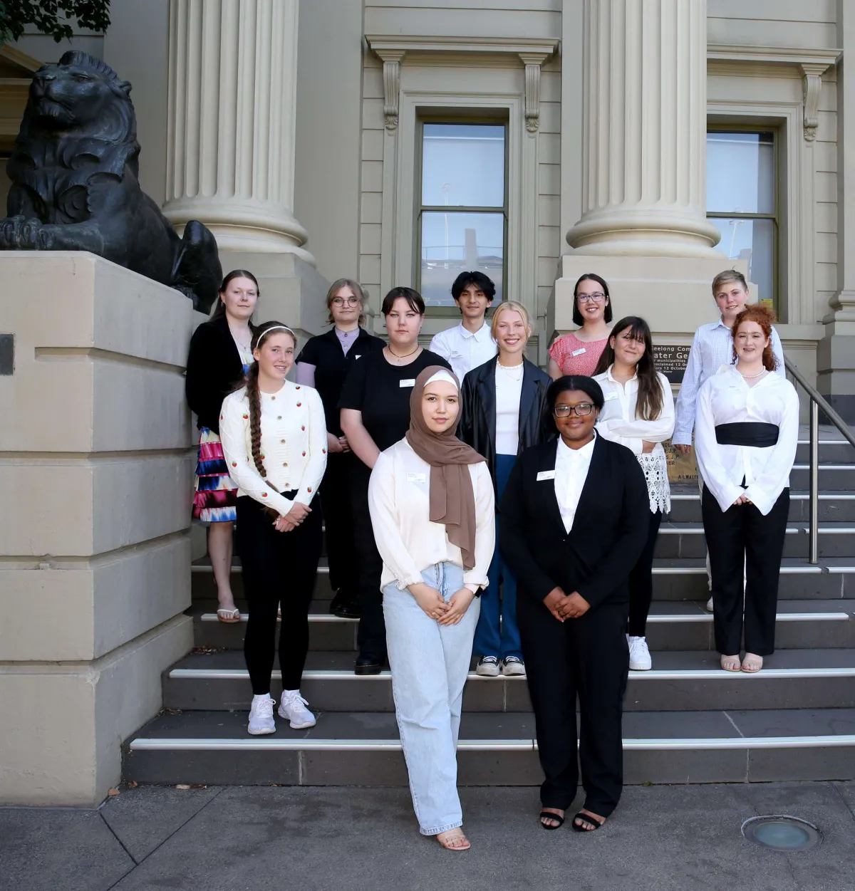Junior Mayor Irene Mulilo with the 2023 Youth Council