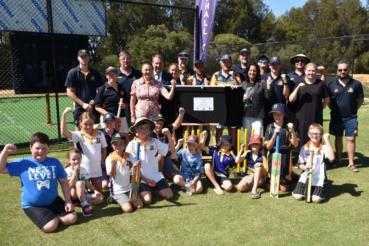 Howzat! New training facility for Marshall Cricket Club