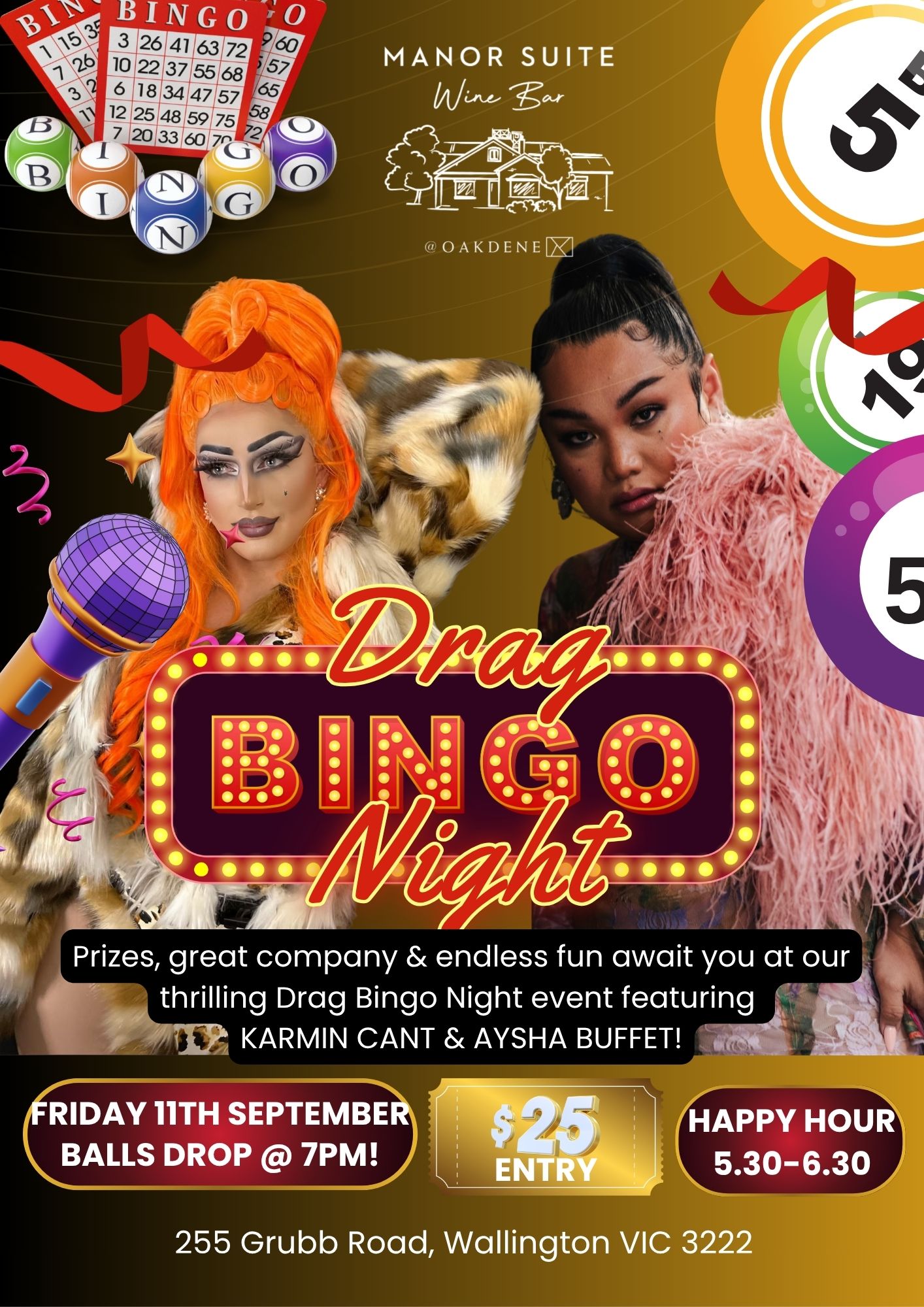 Drag bingo