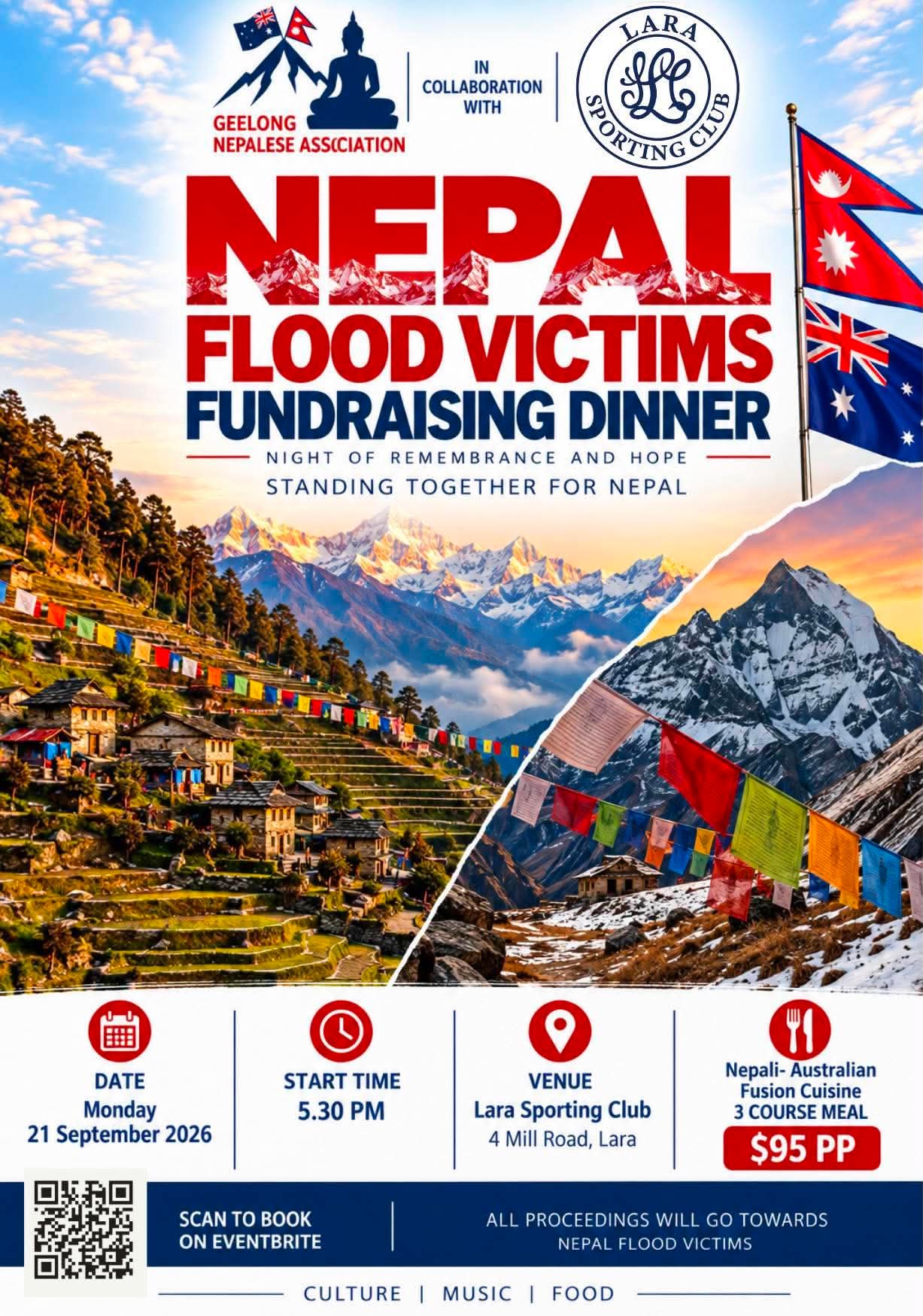 Nepal Flood Victims Fundraising Dinner