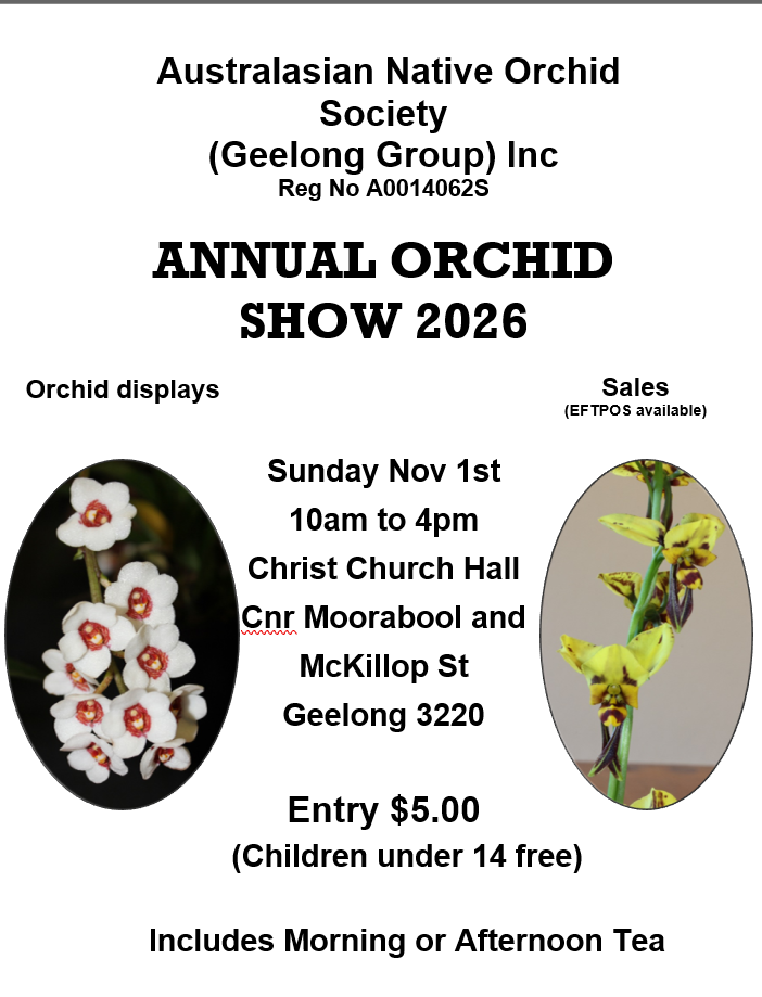 Image of Annual Orchid Show flyer