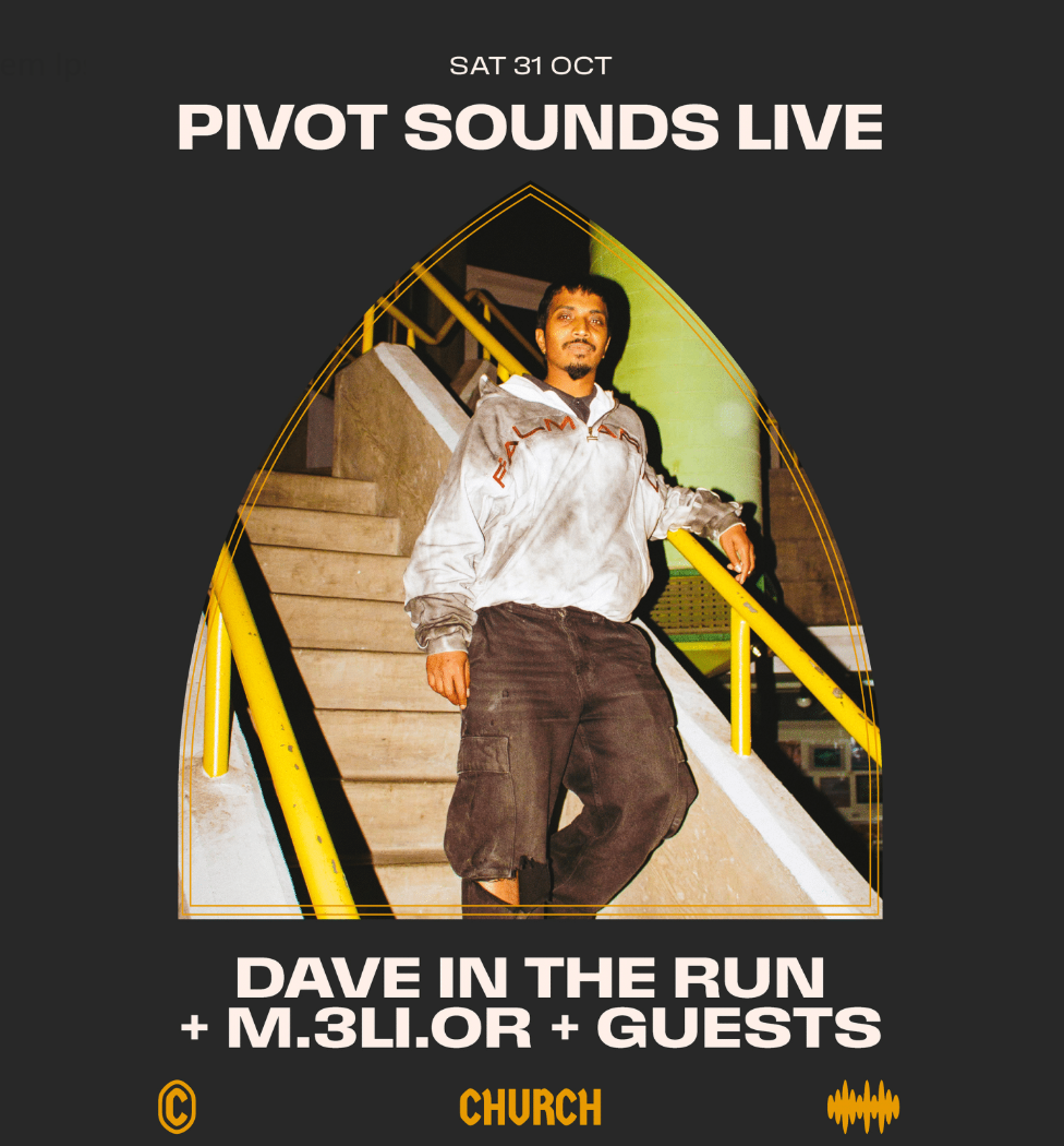 Pivot Sounds Live returns for an immersive showcase at Church Geelong. Featured - Dave in the Run