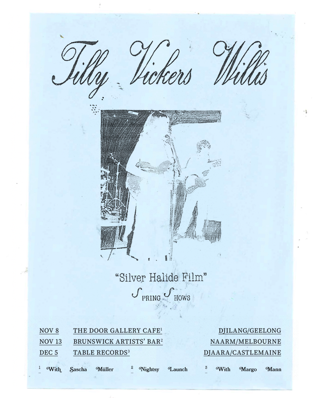 Tilly Vickers Willis—Silver Halide Film Spring Shows