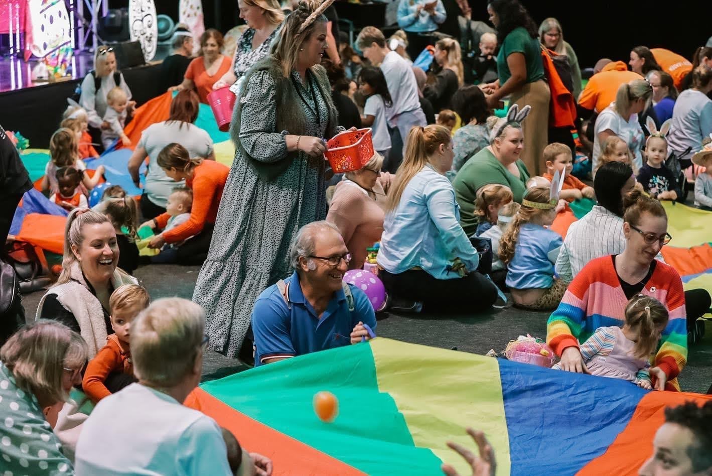 Image of Book Week with children playing