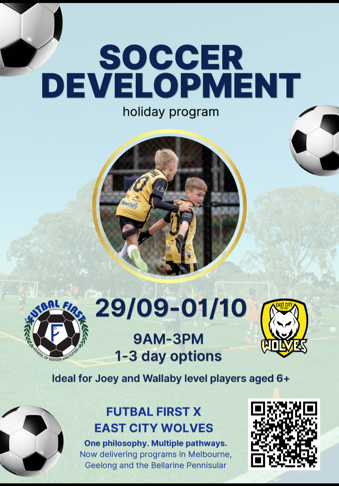 Futbal First holiday program